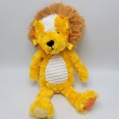 Sensory Lion Plush Stuffed Animal 12" Rattle Toy Make Believe Ideas Yellow
