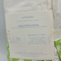 Pottery Barn Baby Simone Crib Skirt Dust Ruffle Pink Green Rick Rack Daisy