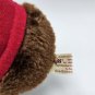 Russ Berrie LUV PETS Teddy Bear This Bear Loves You red Tshirt  Nut shell 8" 924
