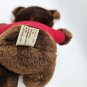 Russ Berrie LUV PETS Teddy Bear This Bear Loves You red Tshirt  Nut shell 8" 924