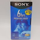 Sony Blank Videocassette Premium Grade 6 hours Recordable Premium Grade VHS