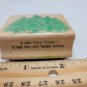 PINE TREE FOREST WOODS Landscape HERO ARTS E244 Vintage 1985 mount Rubber Stamp
