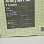 Premium Analysis Pad Set 2 5 column 45-605 National Avery Green 8.5x11