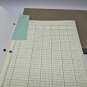 Premium Analysis Pad Set 2 5 column 45-605 National Avery Green 8.5x11