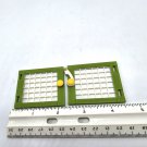 Schleich Rabbit Hutch replacement doors green Farm world Bunny Cage Plastic