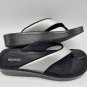 AEROTHOTIC Arch Support silver Flip Flops Sandals 36 Thongs Shoes Silver Slip On