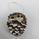 Raccoons Pinecone Christmas Ornament Forest Pine Snow Snowy Won Woodland