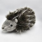 Porcupine Plush Stuffed Animal Petting Zoo 2023 Gray Black 12"