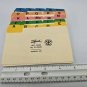 Smead Alphabetic guide set 3x5 in vinyl tab 55180 Multicolor Rainbow Manila
