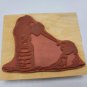 House Mouse Rubber Stamp Drops wood mounted 10 Jareckie 1997 Medicine Sick