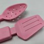 Playskool Cook N Play Kitchen Center Replacement Utensils 1996 Set 2 Pink Spoon