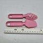 Playskool Cook N Play Kitchen Center Replacement Utensils 1996 Set 2 Pink Spoon
