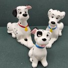 Disney 101 Dalmatians Ceramic Figures Pongo Perdy Pup Lot 3 Dogs Perdita 1990s