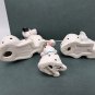 Disney 101 Dalmatians Ceramic Figures Pongo Perdy Pup Lot 3 Dogs Perdita 1990s