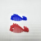 Barbie Diamond Castle Kelly Doll Comb Sparkle Pony Red Blue Rose 2008