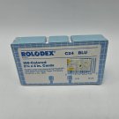 Rolodex Cards Cards Blue 100 pack 2.25 x 4 in C24 Blu