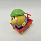 Vintage 1985 Parker Brothers Nerfuls Frankie Wagon Yellow Blue green Ball