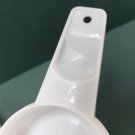 Tupperware Replacement 1 Piece Measuring Cup White Sheer Plastic USA