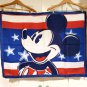 Disney Mickey Mouse 4th July Flag Patriotic Flag Banner 39" Horizontal USA