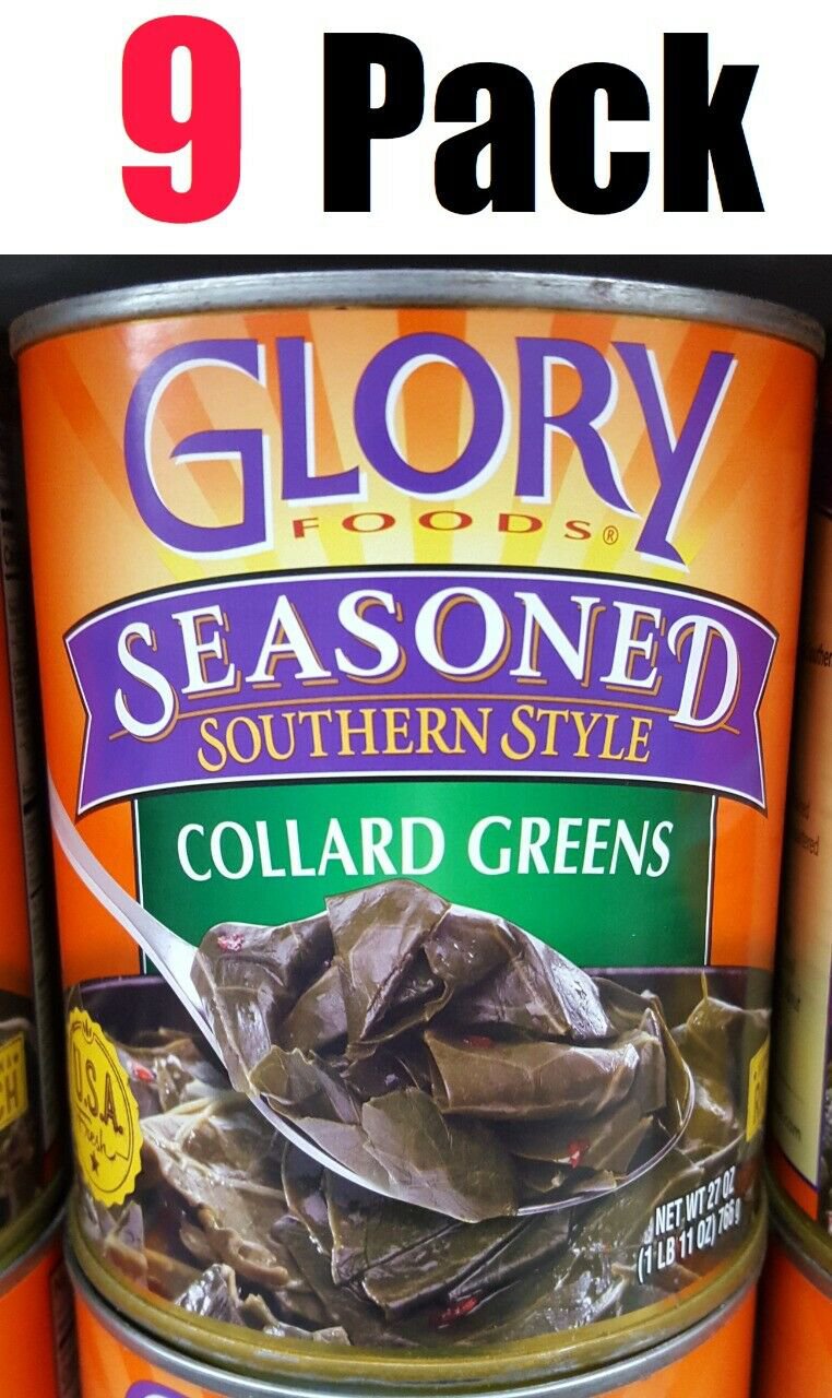Glory Foods Seasoned Southern Style Collard Greens 27 Oz Gluten Free