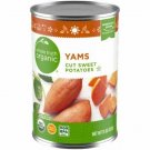 9 Pack - Simple Truth Organic Yams Cut Sweat Potatoes - 15 oz ea - Non BPA Liner