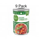 Simple Truth Organic Diced Tomato-14.5 Oz Each Can - Non BPA, Non GMO  (9 Pack)
