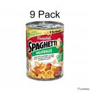 Campbell's SpaghettiOs with Meatballs Pasta Non BPA Lining (9-Pack)