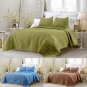 Cotton Quilted 3pc Coverlet Sets