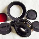 Minolta Bayonette Telephoto Lens with Hoya 49mm R(25A) Filter