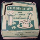 Combination Cake Decorator & Cookie Maker (Vintage)