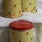 Vintage 3 Stacking Empeco Cannisters (1950's)