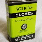 Watkins Vintage Cloves Container 4" X 2 1/2"