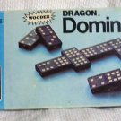 Dragon Wooden Vintage Dominoes  (USA) 1970