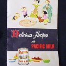 Delicious Recipes with Pacific Milk - 1950's