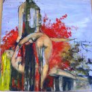 Jealousy - Oil on smooth side of press board - Ted Ingram