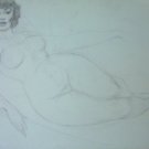 Alluring Nude Original Artwork A.E. (TED INGRAM) -
