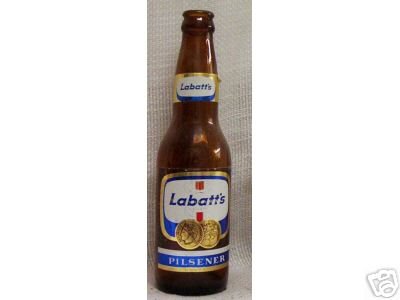 Vintage Labatt's Pilsener Beer Bottle 8% Proof