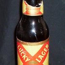 Vintage Lucky Lager Beer Bottle (12 ounce)
