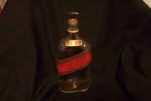 Heavy Johnie Walker Glass Mickey circa '30's