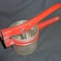 Vintage antique kitchen tool potato ricer masher press