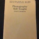 Photography Self Taught - LLoyd I. Snodgrass 1927