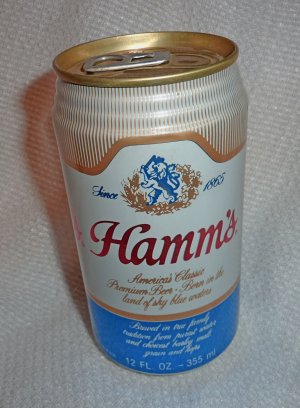 Hamm's America's Classic Premium Beer Can