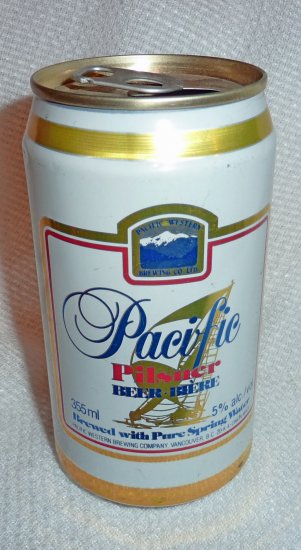 Pacific Pilsner Beer 355ml Pull Tab Can
