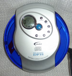 Misakai MCD01-BL Portable Compact Disc Player
