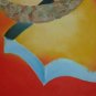 The Curve in Motion - An Abstract in Oil - original by Ted Ingram Circa 1975 -78