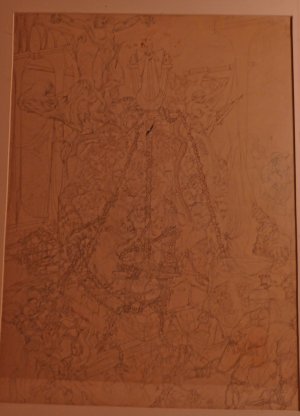 Metamorphosis - Original Artwork (pencil, ink, wash) By A.E. (Ted) Ingram