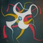 'All Encompassing and Roving Eye' original artwork in oils by A.E. (Ted) Ingram