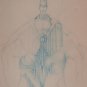 Creating the perfect woman - Original Artwork in pencil by A.E. (Ted) Ingram 1958