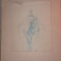 Creating the perfect woman - Original Artwork in pencil by A.E. (Ted) Ingram 1958