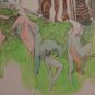 Flushing out the Creative Divinity - original artwork in Ink & Water Colour by A.E. (Ted) Ingram